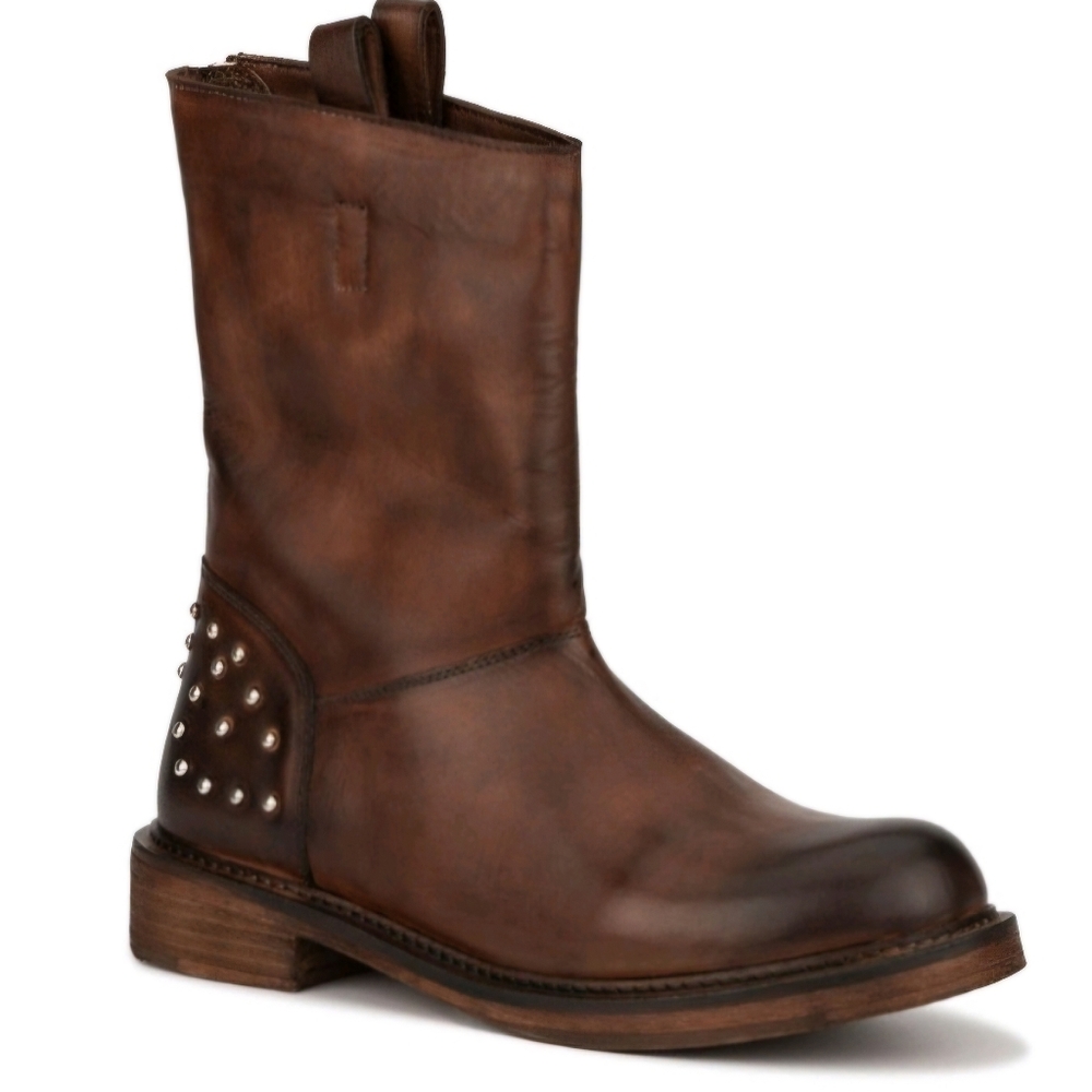 The Foundry Supply Co. Chestnut Studded Ankle Booties